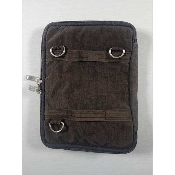 Baggallini Brown Belt Bag Travel Organizer Pouch Wallet Crossbody Bag No Strap - Picture 2 of 4